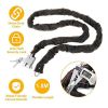 Anti-theft Bicycle Chain Security Lock for Bicycle Motorcycle - Black - Chain Lock