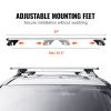 VEVOR Universal Roof Rack Cross Bars, 54" Aluminum Roof Rack Crossbars, Fit Existing Raised Side Rail with Gap, 200 lbs Load Capacity, Adjustable Cros