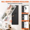 VEVOR 42.91" Tall Wall Gun Safe, 4-Tier Hidden Gun Safe with Keypad & Fingerprint, 3 Removable Shelves & 6 Key Holders
