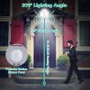 Solar Wall Light Outdoor 87 LED Beads PIR Motion Sensor Remote Control Wireless Lamps IP45 Waterproof Lighting for Garage Front Door Garden Pathway -