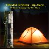 2 Pack Perimeter Trip Alarm, Camping Trip Wire Alarm Device, Perimeter Defense Device, Camping and Property Security Early Warning Security System - b
