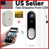 WiFi Ring Doorbell 1080P HD Security Camera Wireless Door Bell Camera With Chime - Yes