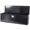 48inch Aluminum tool box,heavy duty truck bed tool box,outdoor trailer pickup storage tool box,RV storage organizer,underbody box w/lock keys,black 48