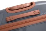 5 Piece Suitcase Set, PP Hardshell Carry on Suitcase Set, Travel Suitcases with Silent plane wheeland TSA Lock DARK GREY. - as Pic