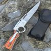 OutdoorAdventureReady Tactical Knife for All Your Survival Needs - stainless steel