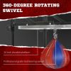 Soozier Adjustable Speed Bag Platform, Wall Mounted Speed Bags for Boxing, with 360-Degree Swivel and 10'' Speedbag - as Pic