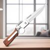 FishingTools Multi functional tactical tool - stainless steel blade, ergonomic handle, quick expansion thumb hole for both hands, with pocket clip inc