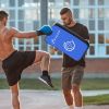 Soozier 16.5 in Muay Thai Kick Shield Punching Pad, Kick Shield for Martial Arts, Karate, Kickboxing, MMA x 1 Unit, Blue - Blue