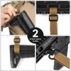 QD Sling 2 Point Sling Quick Adjust Gun Sling with HK Hook Soft Shoulder Pad Sling, Rifle Sling for Hunting Tactical Strap - Brown