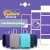 Expandable Hardshell Suitcase Double Spinner Wheels PP Luggage Sets Lightweight Durable Suitcase with TSA Lock,3-Piece Set (20/24/28) , Purple - as Pi