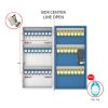 WeHere Smart Key Lock Box (48 Keys) with APP;  Key Cabinet Wall Mount use Blutooth;  OTP;  Fixed Code Unlock;  App Generates Codes without Intern
