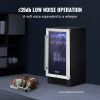 VEVOR Wine Cooler, 96 Cans Capacity Under Counter Built-in or Freestanding Wine Refrigerator, Beverage Cooler with Blue LED Light, Single Door