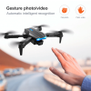 Drones Quadcopter 5G 4K GPS Drone X Pro with HD Dual Camera WiFi FPV Foldable RC - White - No Camera