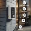 WeHere Wireless Smart Key Lock Box with APP, Electronic Lock Box for House Wall Mount, use Bluetooth/One-Time Password/Fixed Code Unlock