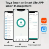 Tuya Fingerprint Door Lock with Lock Smart Fingerprint Door Handle with App Control and Key Biometric Door Lock, Fingerprint Door Lock for Bedroo